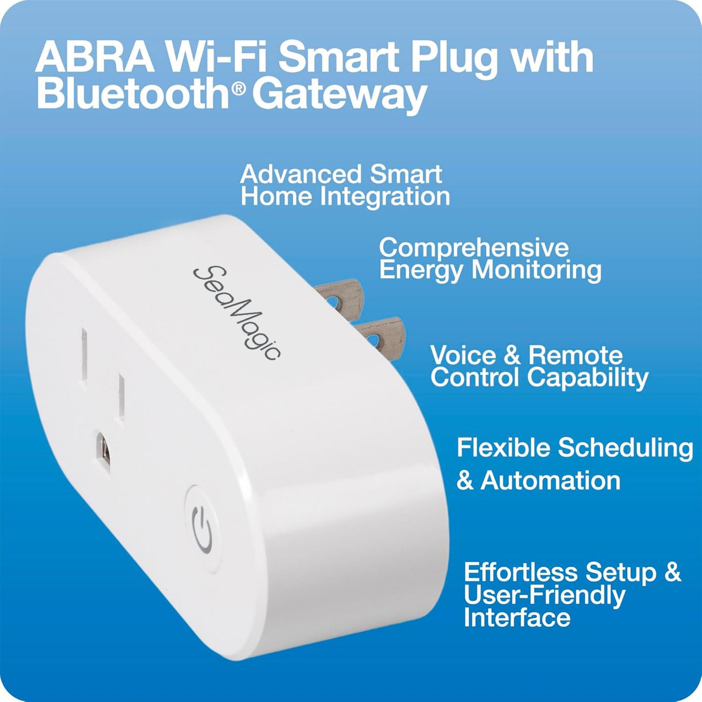 SEAMAGIC Smart Switches, Smart Plug, Work with Apple Home, Siri, Alexa, Google, SmartThings