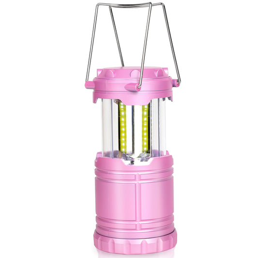 SEAMAGIC 1-Pack LED Pink Camping Lanterns for Power Outages, Hiking, Hurricane