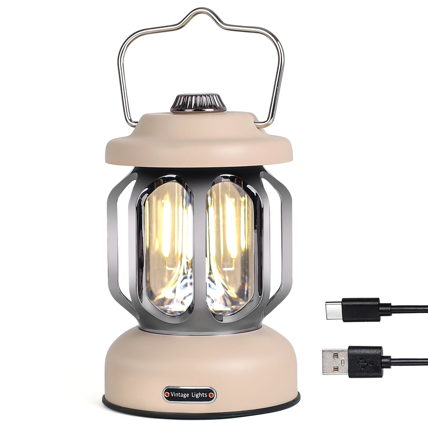 SEAMAGIC 1-Pack Yellow Camping Lantern for Power Outages, Hiking, Hurricane