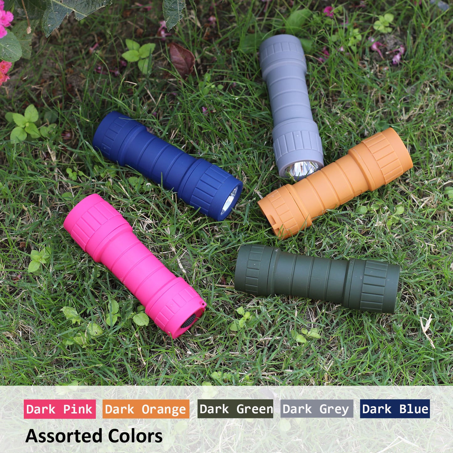 SEAMAGIC 10-Pack Mini Flashlights Set for Camping, Hiking, Emergency Use