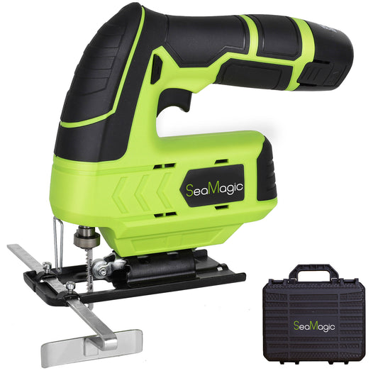 SEAMAGIC Cordless Jig Saw with Storage Case Included