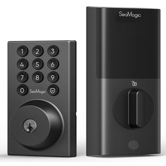 SEAMAGIC Digital Electronic Lock with Code Passcode, Perfect for Exterior/Interior/Entry/Bedroom Doors