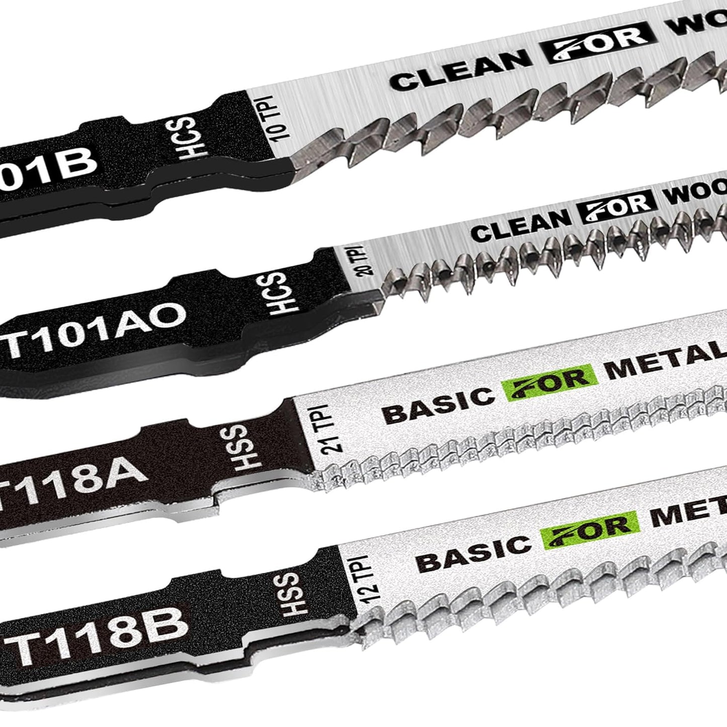 SEAMAGIC Jigsaw Blades Set,  Metal and Plastic Cutting