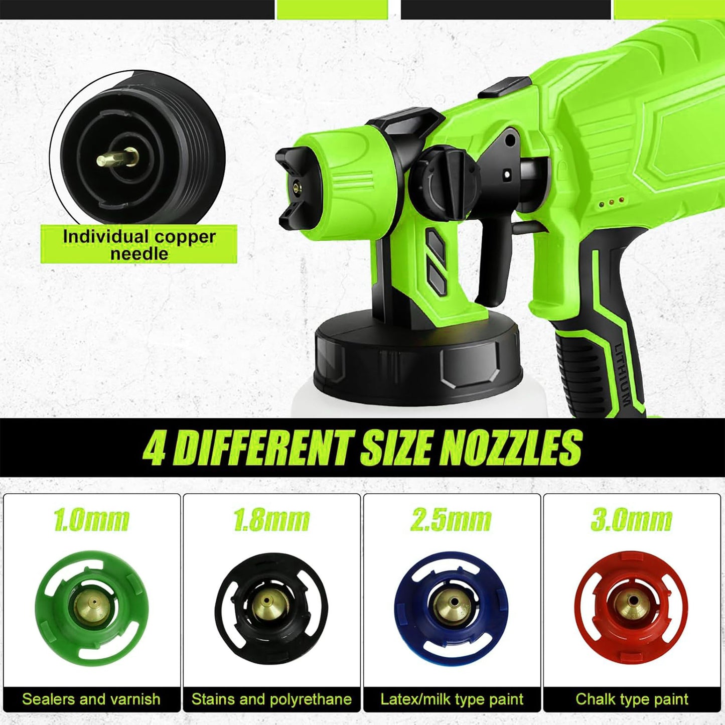 SEAMAGIC Electric Spray Paint Gun for for House Painting