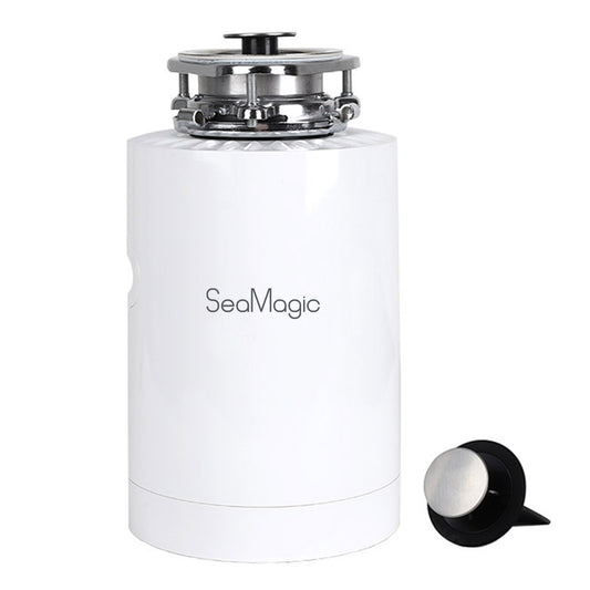 SEAMAGIC Garbage Disposal, Stainless Steel Food Waste Grinding System for Kitchen Sink Food Waste